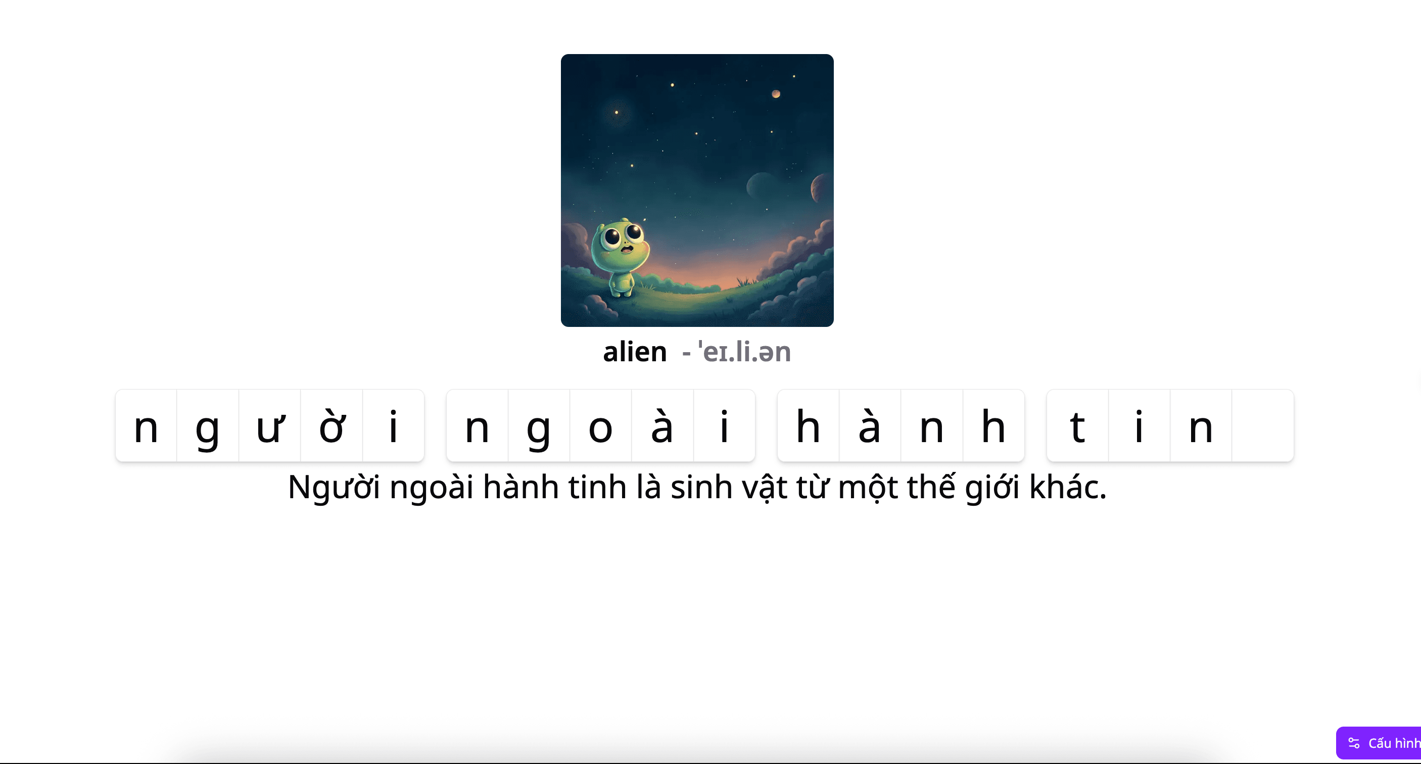 Học bằng Flashcard Việt-Anh